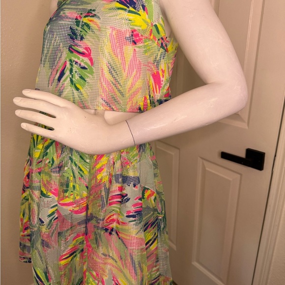 Lilly Pulitzer Colorful Tropical Print Teo Piece Set Size 4. - Picture 6 of 12